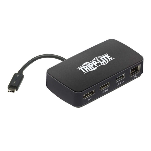 Tripp Lite Thunderbolt 3 Docking Station 4K W/HDMI DP USB 3.1 GbE 40 Gbps (MTB3-Dock-01)