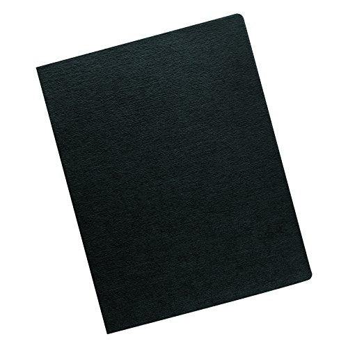 Fellowes 52115 Linen Texture Binding System Covers, 11-1/4 x 8-3/4, Black (Pack of 200)