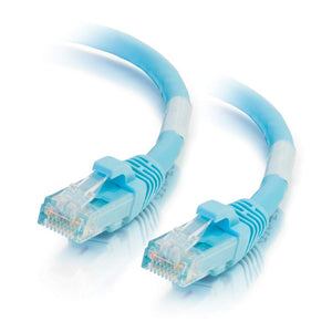 Ortronics C2G 50873 50ft CAT6A Snagless UTP Cable-Aqua