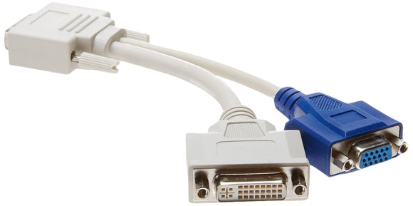 Y Cable for Dual Video - 1 Vga Output and 1 Dvi Output- C, V, T, D, Z Class