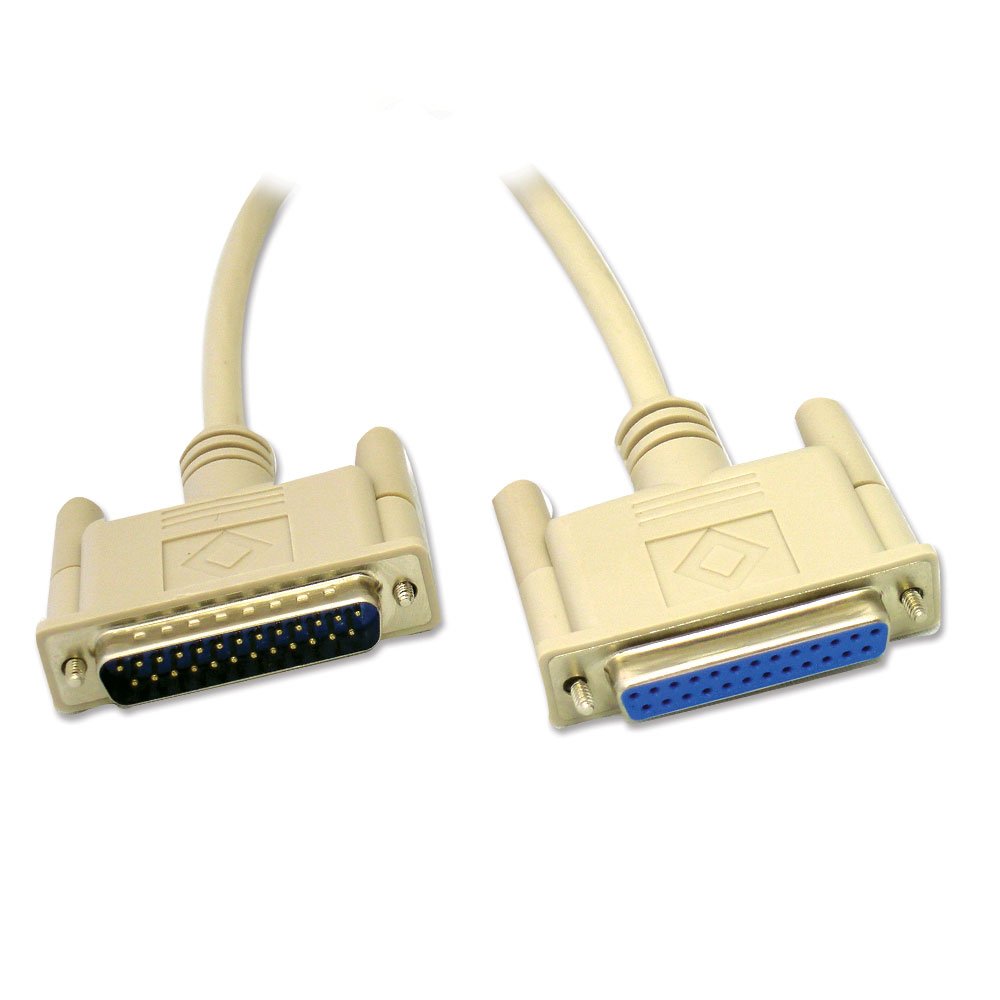 BlueDiamond 309530 Db25 Molded Serial Cable M/F, 50 ft