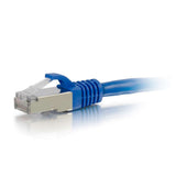 C2g 7ft Cat6a Snagless Stp Cable-Blu