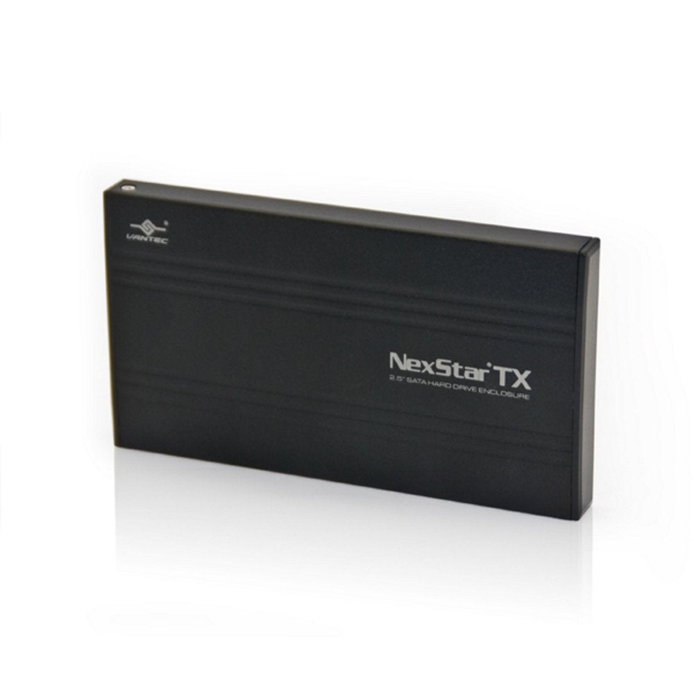 Vantec Nexstar 2.5-Inch Tx Sata to USB 2.0 External Hard Drive Enclosure NST-210S2-BK