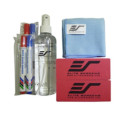 Elite Screens ZER3 WhiteBoard Projection Screen Cleaning Kit - 6pc Bundle