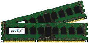 Crucial 16GB (2x8GB) DDR3 1600 MHz 1.35 V ECC Registered RDIMM Memory