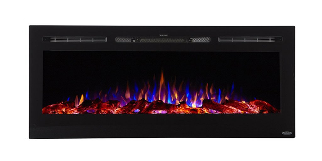 Touchstone Sideline Recessed Mounted Electric Fireplaces