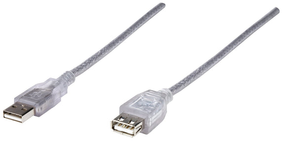 Manhattan 340502 A-Male To A-Female Usb 2 Cable (15 Feet)