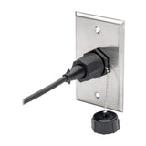 Tripp Lite RJ45 Bulkhead Coupler Cat5/Cat6 F/Shielded Industrial Dust Cap (N206-BC01-IND)