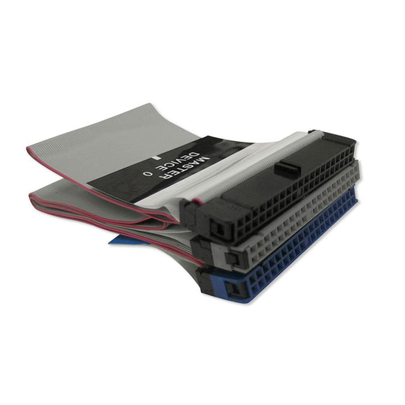 ATA66100 2 Drive PVC IDE Cable- 2ft,BULK