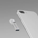 Transcend 32GB JetDrive Go 500 USB Flash Drive, Silver (TS32GJDG500S)