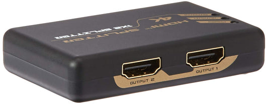 ALURATEK 615104250741Aluratek 4K 1X2 HDMI Video Splitter,Support 3D for Amazon Fire TV, Chromecast, Apple TV, DVR, PC and HDMI displays Including HDTV and Projector