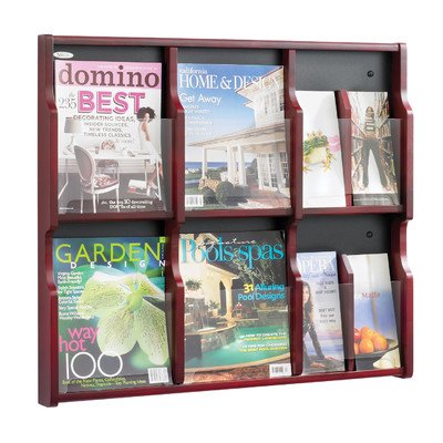 Safco Products Expose 6 Magazine 12 Pamphlet Display