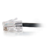 C2G 10ft Cat5e Non-Booted UTP Unshielded Network Patch Cable - Plenum CMP-Rated - Black 15255