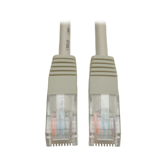 Tripp Lite N002-004-GY 4 Feet Cat5e Cat5 350MHz Molded Patch RJ45 Cable M/M (Gray)