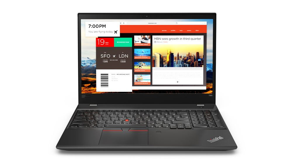 Lenovo 20L9001AUS Thinkpad T580 20L9 15.6" Notebook - Windows - Intel Core i7 1.9 GHz - 16 GB RAM - 512 GB SSD, Black