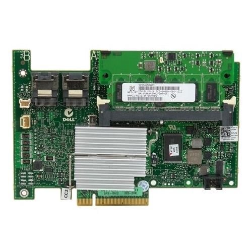 Dell PERC H730 - Storage controller (RAID) - 2 Channel - SATA 6Gb/s / SAS 12Gb/s low profile - 1.2 GBps - RAID 0, 1, 5, 6, 10, 50, JBOD, 60 - PCIe 3.0 x8 - for PowerEdge R430, R530, R630, R730, R730xd