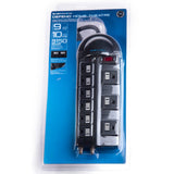 Blue Diamond 1984 9-Outlets; 10' Surge Protector-Child Safe Covers