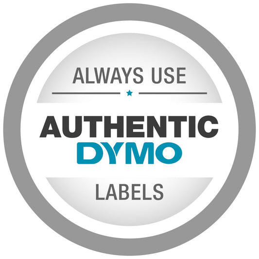 Dymo Model 16955 Black-On-White Permanent Plastic Tape, 1/2in. x 18ft.(16955)