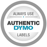 DYMO Industrial Labels for DYMO Industrial Rhino Label Makers, Black on Orange, 1/2", 1 Roll (18435), DYMO Authentic