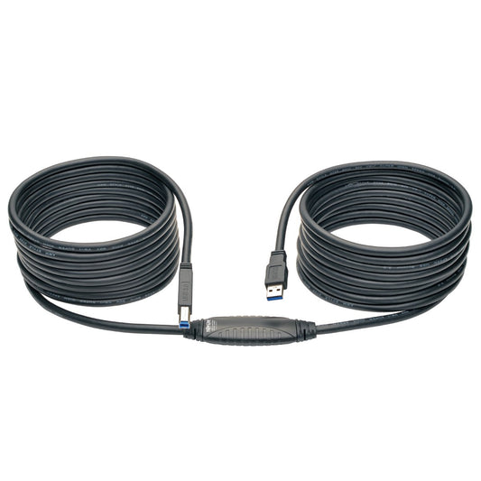 Tripp Lite USB 3.0 SuperSpeed Active Repeater Cable (AB M/M) 25-ft. (U328-025)