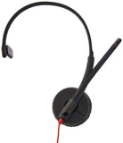 Plantronics Blackwire C3215 Headset - Mono - Black - USB Type A, Mini-phone - Wired - 20 Hz - 20 kHz - Over-the-head - Monaural - Supra-aural - Noise Cancelling Microphone