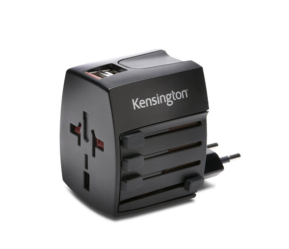 Kensington International Travel Adapter with 2.4 Amp Dual USB Ports (K33998WW)