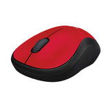 Logitech M185 Wireless Optical Mouse 2.4 GHz, Red (910-003635)