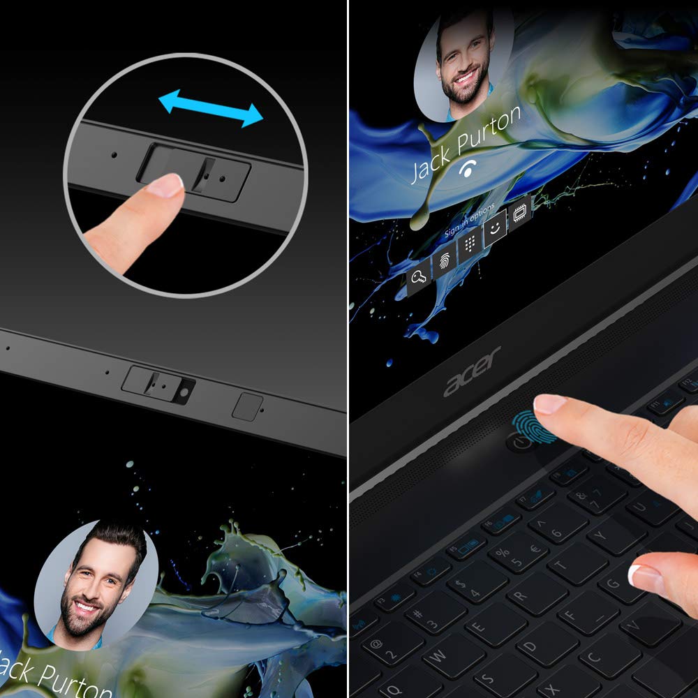 Acer TravelMate P6 TMP614-51-54MK, 14" Full HD IPS, 8th Gen Intel Core i5-8265U, 8GB DDR4, 256GB SSD, Acer Bio-Protection Fingerprint Reader, TPM 2.0, Windows 10 Professional