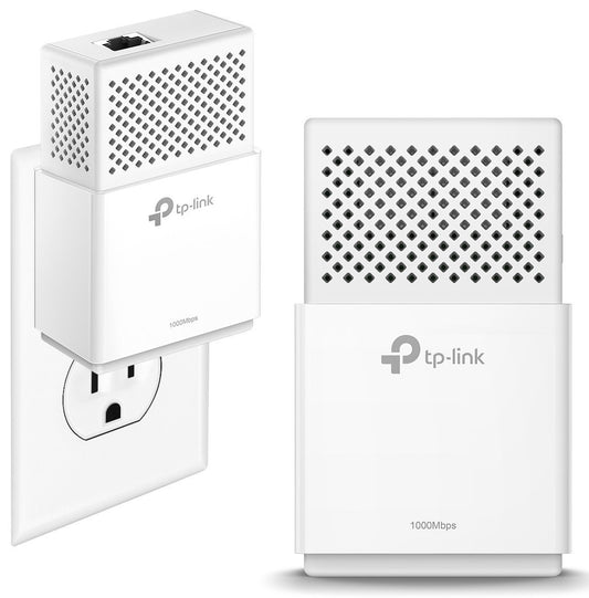 TP-Link Av1000 Powerline Ethernet Adapter - Gigabit Port, Plug&Play, Power Saving(Tl-PA7010 Kit)
