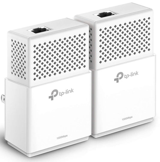 TP-Link Av1000 Powerline Ethernet Adapter - Gigabit Port, Plug&Play, Power Saving(Tl-PA7010 Kit)