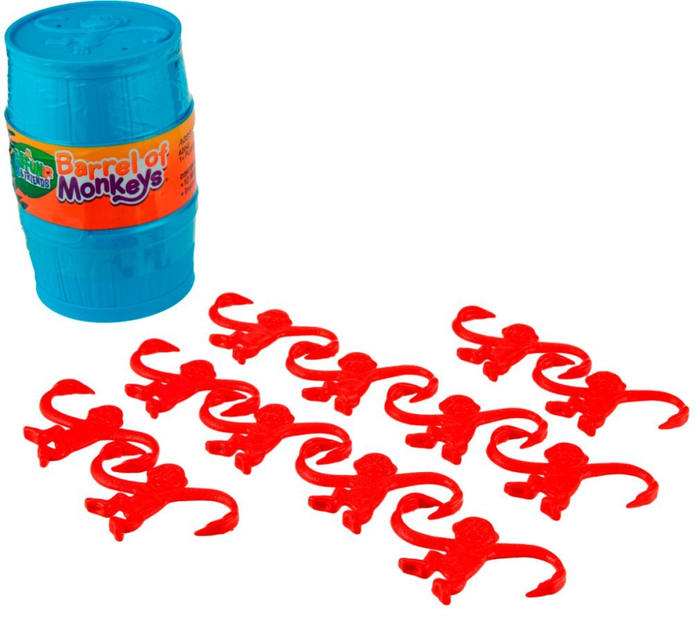 Elefun and Friends Barrel of Monkeys Game, Assorted Colours
