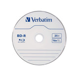 Verbatim BD-R 25GB 16X Blu-ray Recordable Media Disc - 10 Pack Spindle