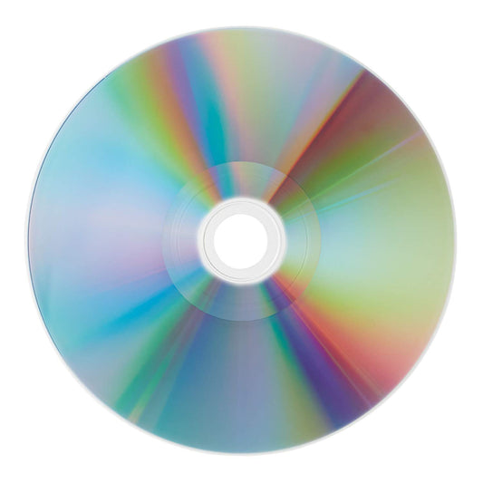 Verbatim CD-Recordable Disc with 80Min 700MB 52X Printable Hub 100pk Spindle, Shiny Silver Metalized 97934