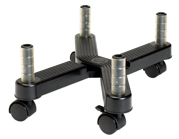 3M Adjustable Computer Tower Stand, Rolling Casters, Holds Up to 50lbs, Width Adjustable (CS100MB)