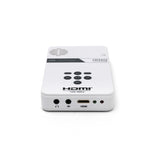 AAXA Technologies KP-101-01 AAXA LED Pico Micro Video Projector - Pocket Size Portable Mobile Mini Projector with mini-HDMI, built-in Media Player & Speakers, 3.5mm Aux Out, Micro SD/USB readers and 80 Min Lithium-Ion Battery