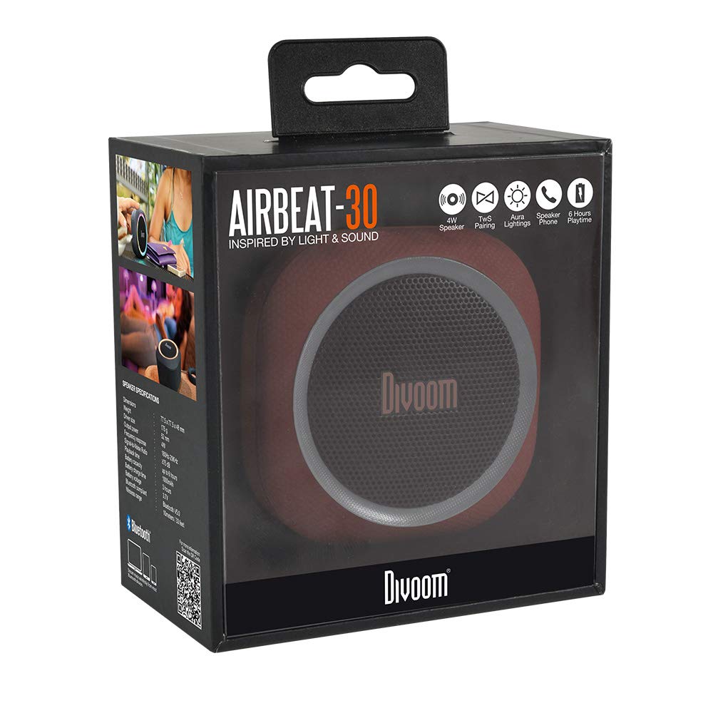 Divoom AirBeat-30 Bluetooth Speaker - (Red)