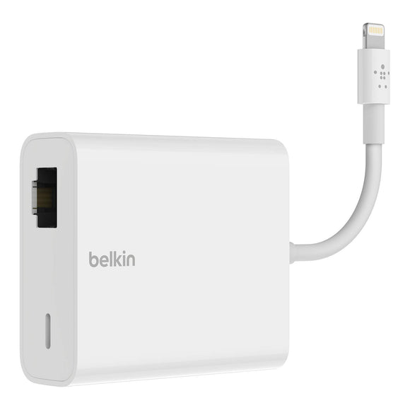 Belkin Ethernet + Power Adapter with Lightning Connector - B2B165bt