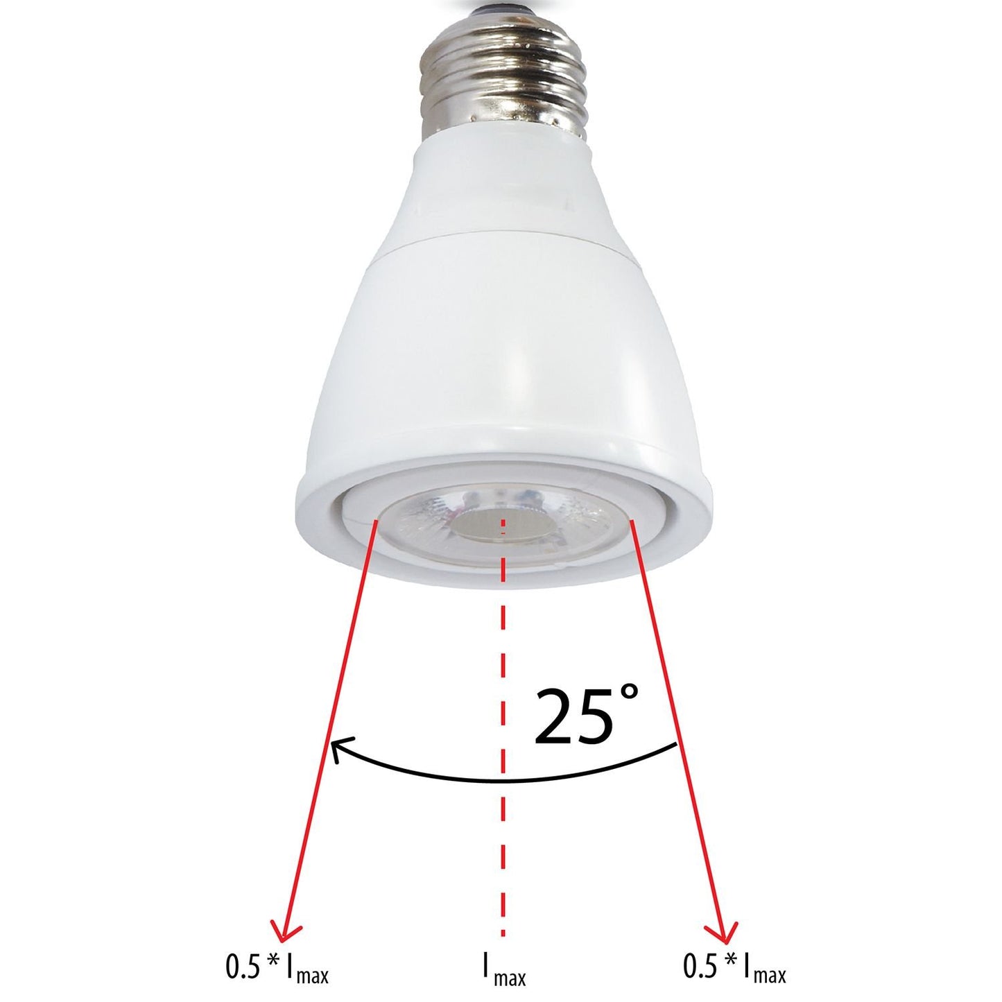 Verbatim Contour Series PAR20 Warm White 3000K Led Bulb, Replaces 50W 98384