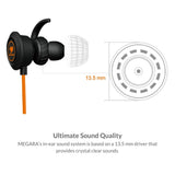 Cougar 3H200P13B.0001 MEGARA Gaming Headset Headphone Earbuds - Dual Microphone in Line Volume Manager - Noise Isolation - for Gaming PC, Laptop, Mac