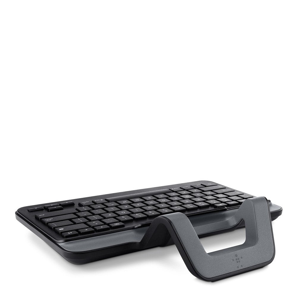 Belkin Apple MFi Certified Wired Tablet Keyboard with Stand and Lightning Connector for iPad Pro, iPad 4th Gen, iPad Air (All Versions), iPad mini (All Versions), Designed for School and Classroom