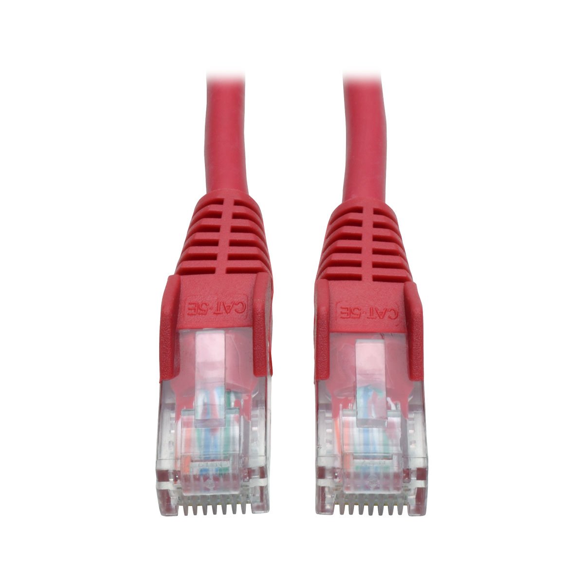 Cat5e 350mhz Snagless Molded Patch Cable (Rj45 M/M) - Red, 14-Ft.