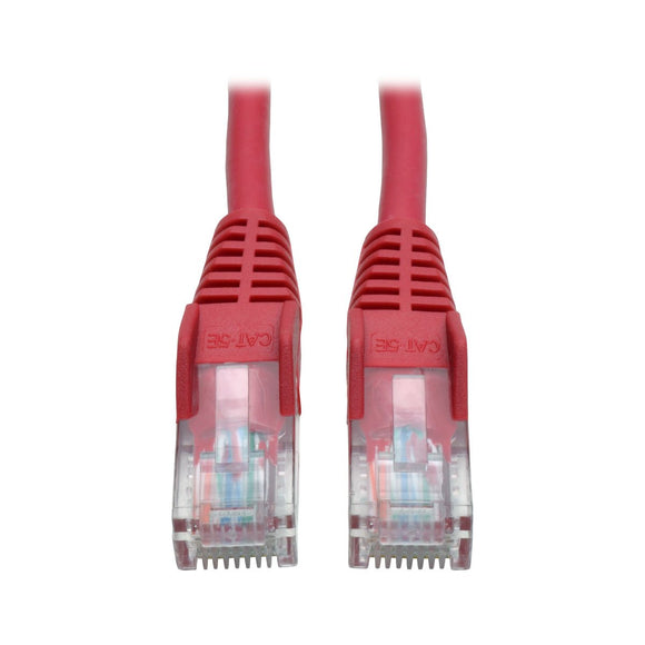 Cat5e 350mhz Snagless Molded Patch Cable (Rj45 M/M) - Red, 14-Ft.