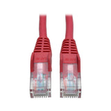 Tripp Lite N001-005-RD Cat5e 350MHz Snagless Molded Patch Cable (RJ45 M/M) - Red, 5-ft.(N001-005-RD)