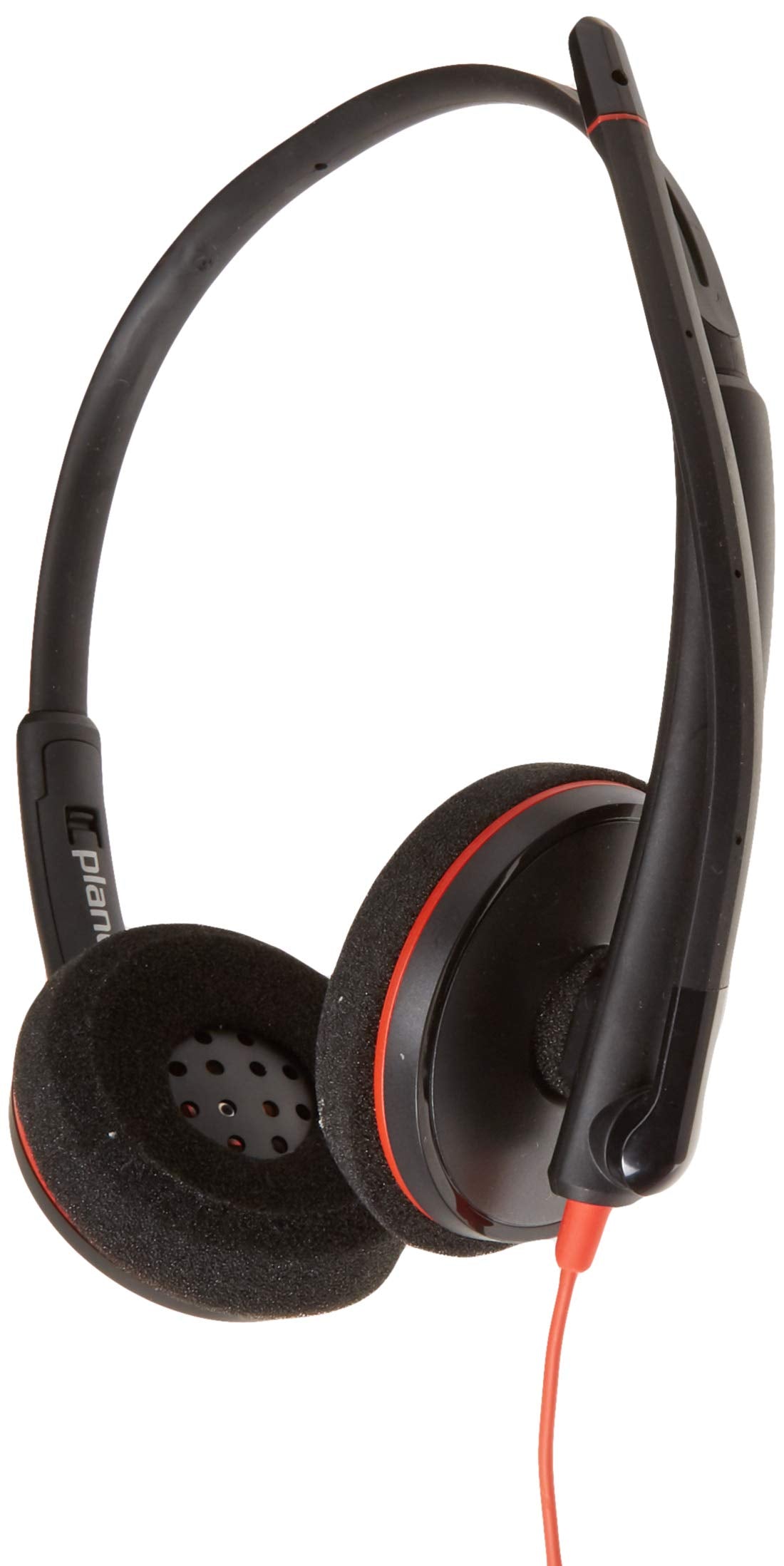 Plantronics Blackwire C3220 Headset - Stereo - Black - USB Type A - Wired - 20 Hz - 20 kHz - Over-The-Head - Binaural - Supra-aural - Noise Cancelling Microphone