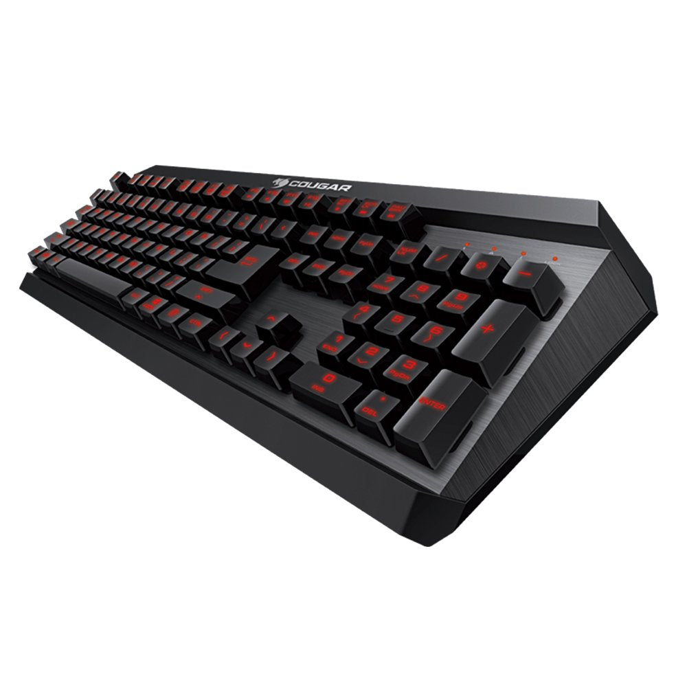 Cougar KBC450-WXNMB 450K Hybrid Mechanical Gaming Keyboard - Splash Proof - Configuration Profiles- 10 programmable Keys