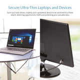 Kensington MicroSaver 2.0 Keyed Twin Cable Lock for Laptops & Other Devices (K65048WW)