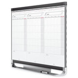 Quartet CMP32P2 Prestige 2 Total Dry-Erase Modular Monthly Calendar, with Sliding Panels, 3 by 2 Feet, 3413820128