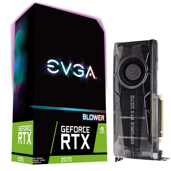 EVGA GeForce RTX 2070 Gaming, 8GB GDDR6, RGB LED Graphics Card 08G-P4-2070-KR