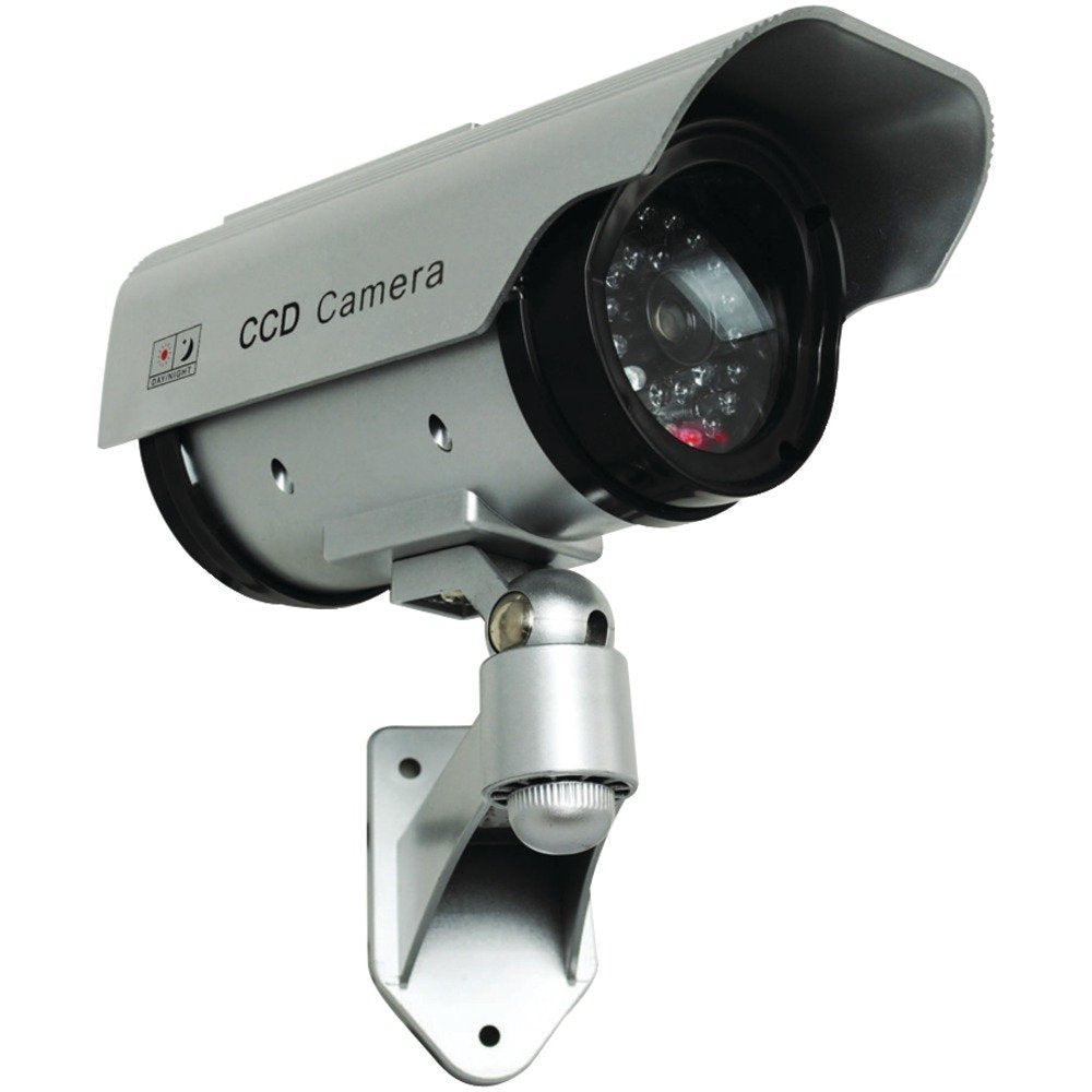 Securityman SM-3803 Solar-Powered Indoor/Outdoor Simulated Camera with Led