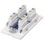 CAT.5E 110 & Krone Type Junction Box, White, Intellinet 504904